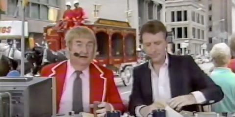 1991 Great Circus Parade co-hosted by Captain Kangaroo